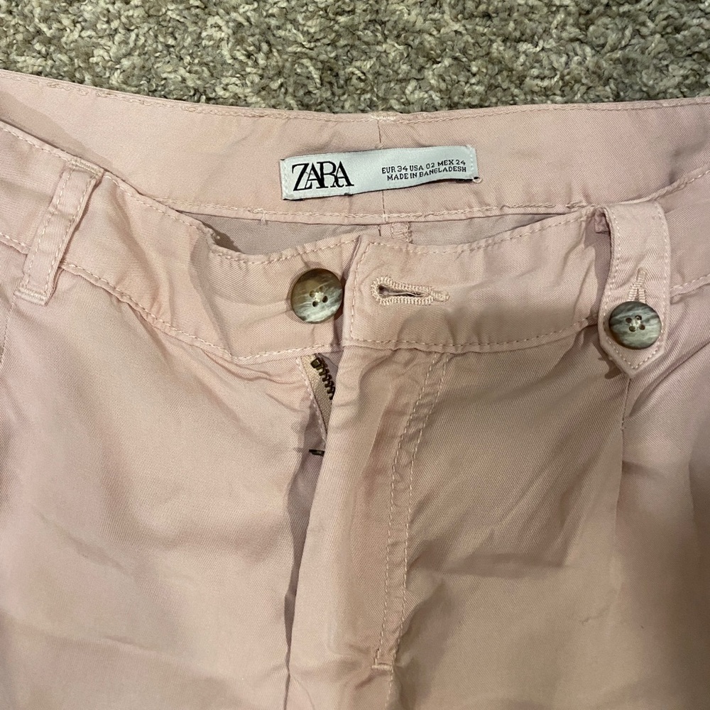 Pink Zara pants
